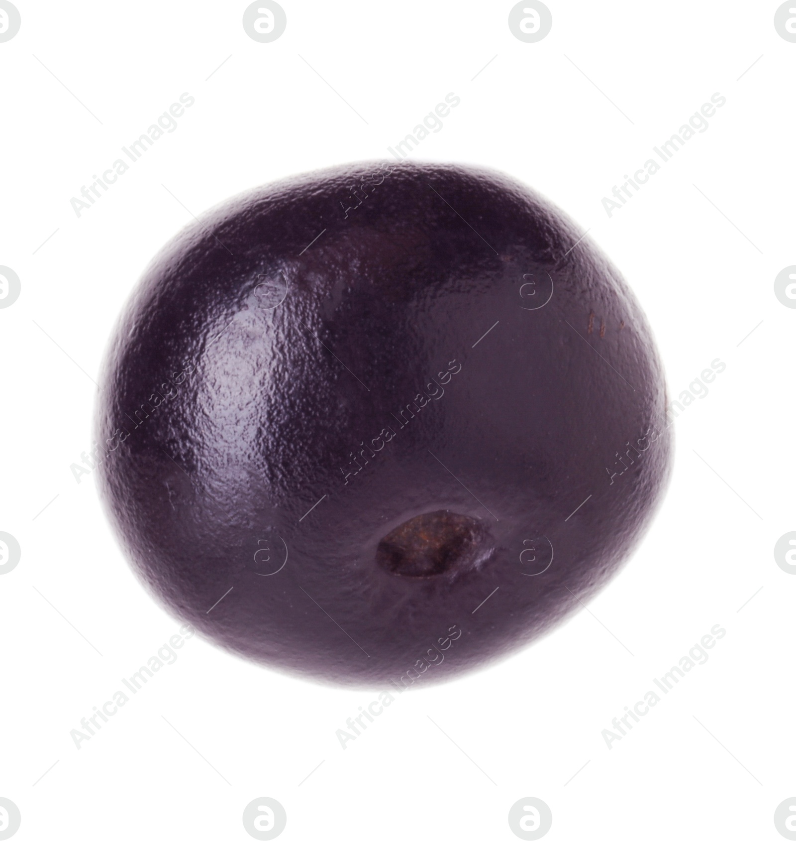 Photo of Fresh ripe acai berry isolated on white