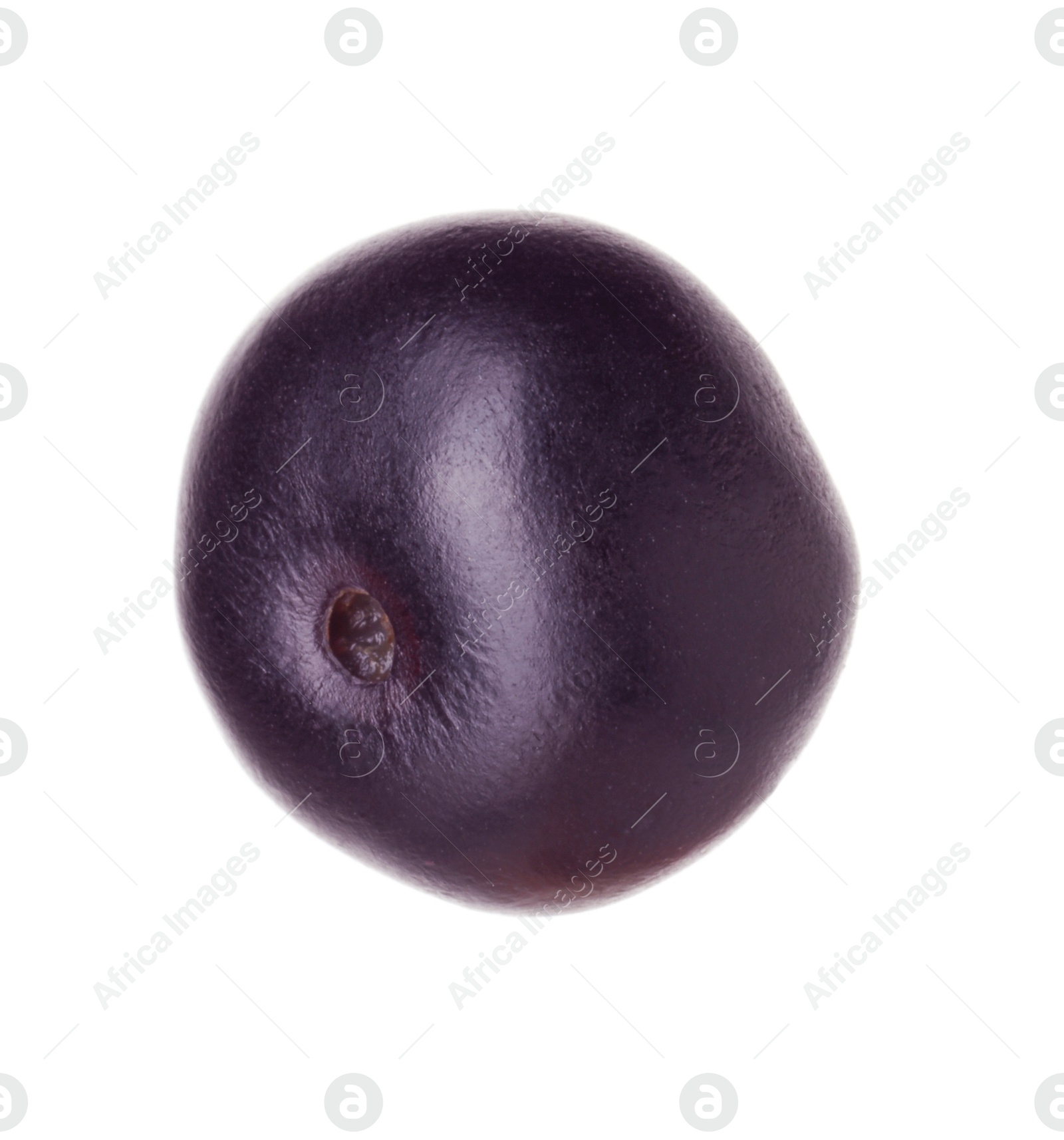 Photo of Fresh ripe acai berry isolated on white