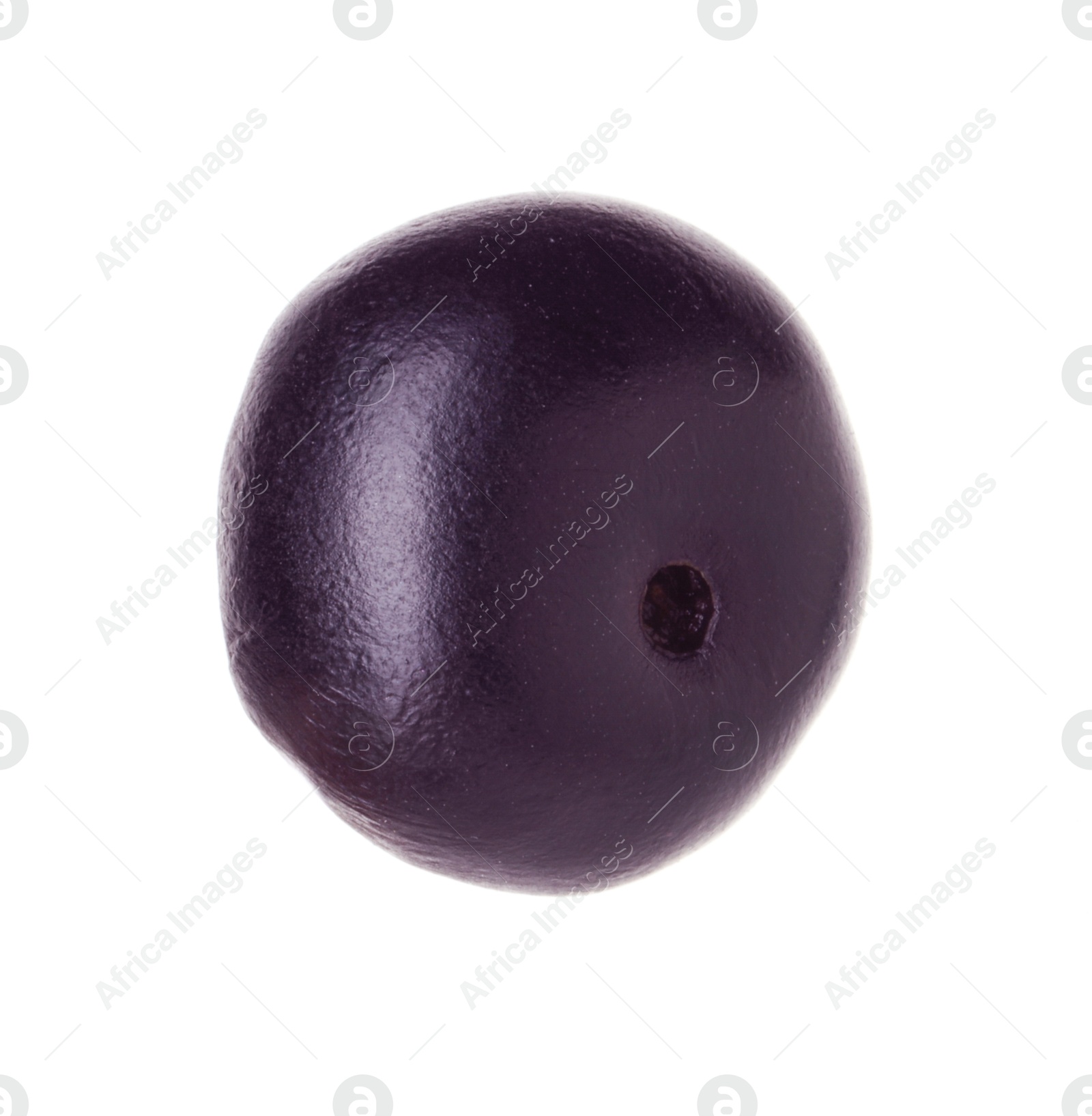 Photo of Fresh ripe acai berry isolated on white