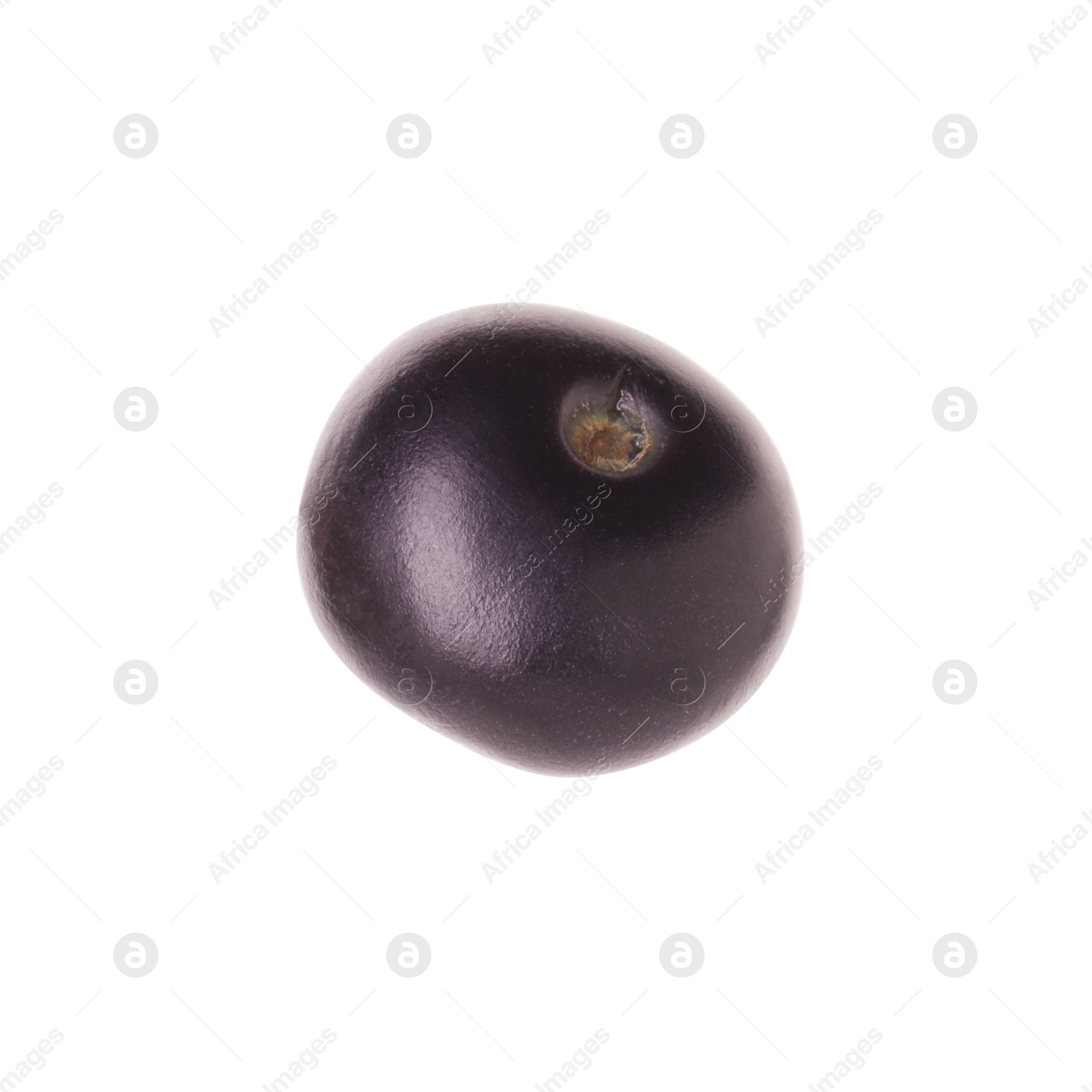 Photo of Fresh ripe acai berry isolated on white