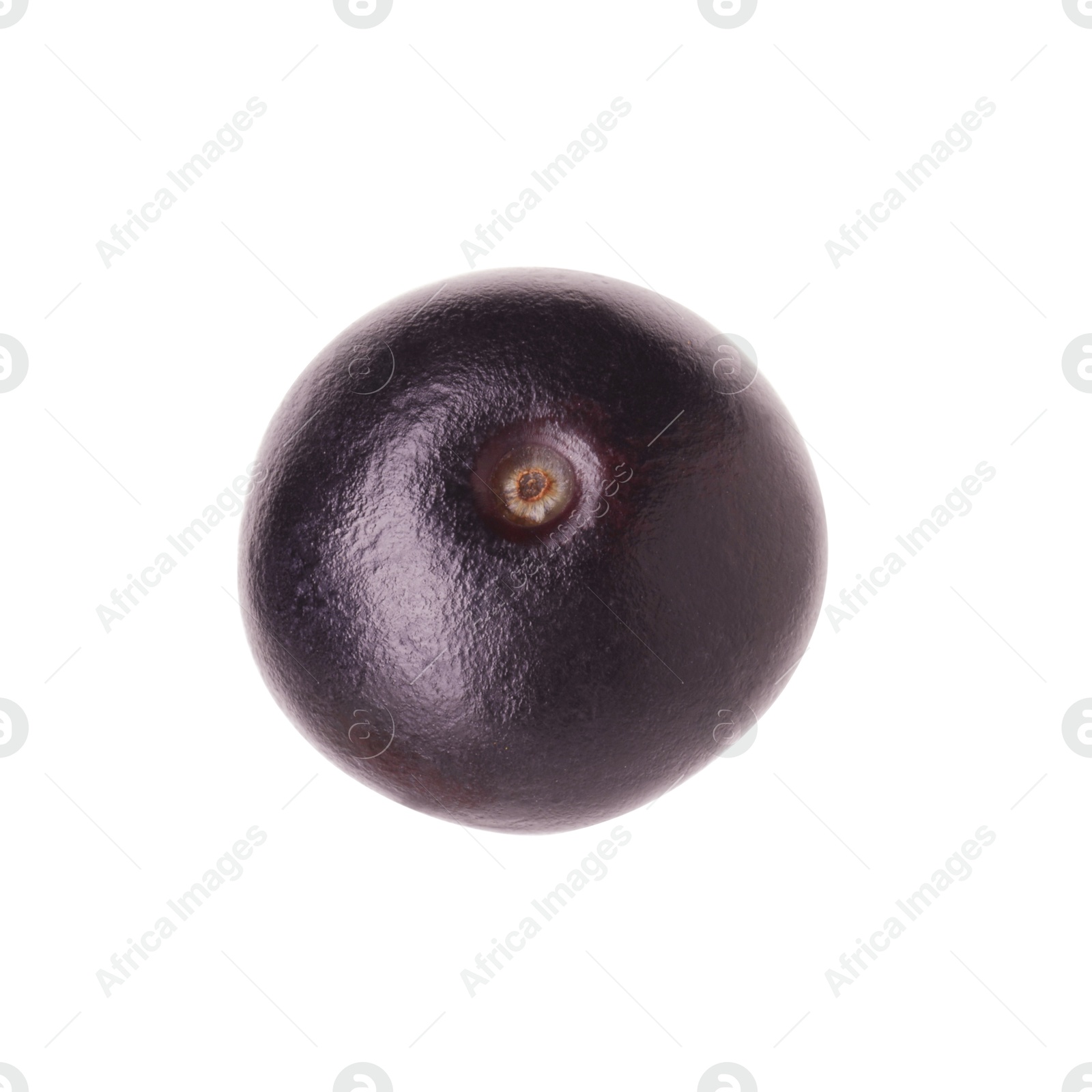 Photo of Fresh ripe acai berry isolated on white