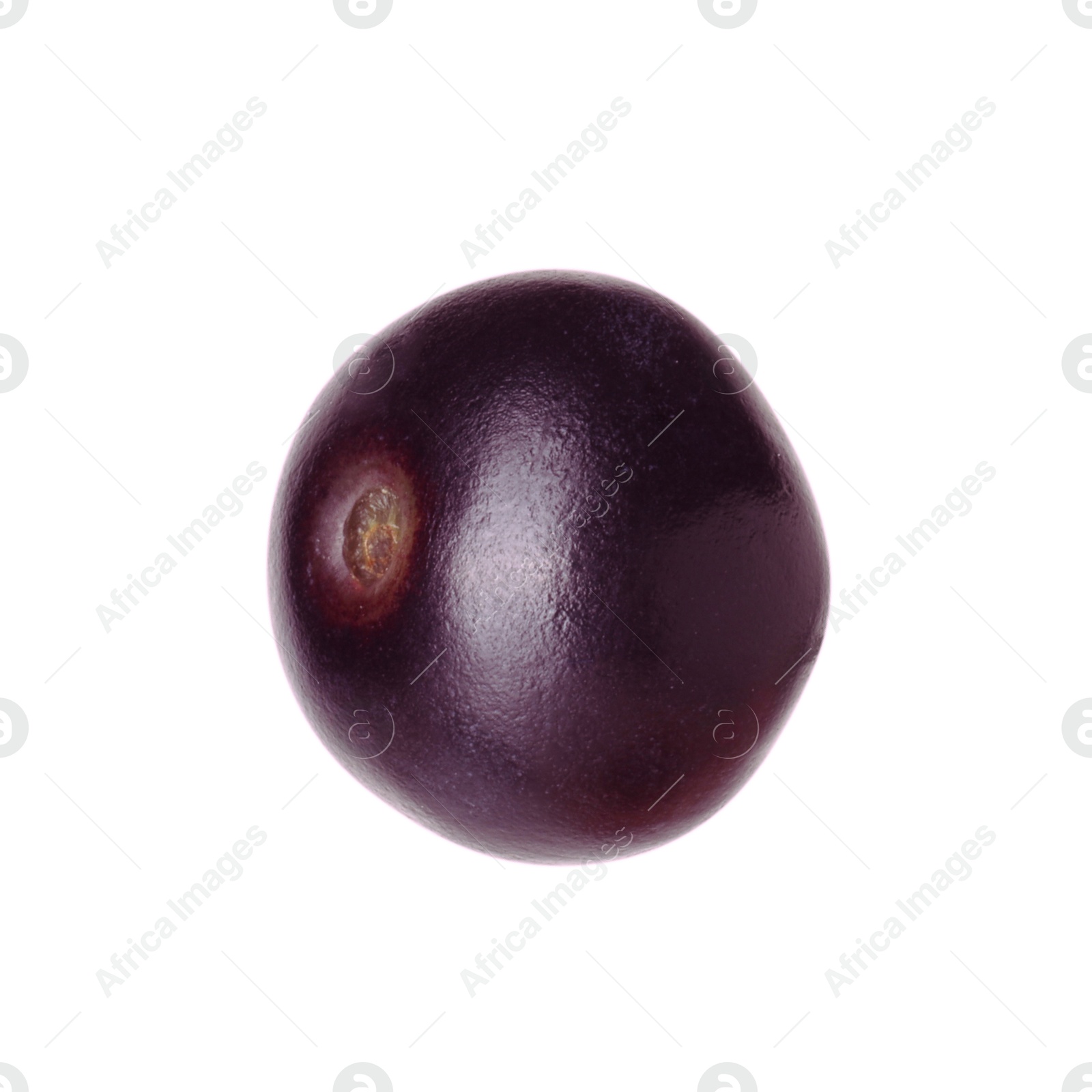 Photo of Fresh ripe acai berry isolated on white