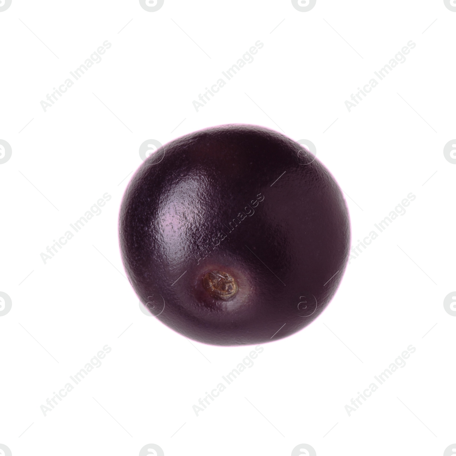 Photo of Fresh ripe acai berry isolated on white