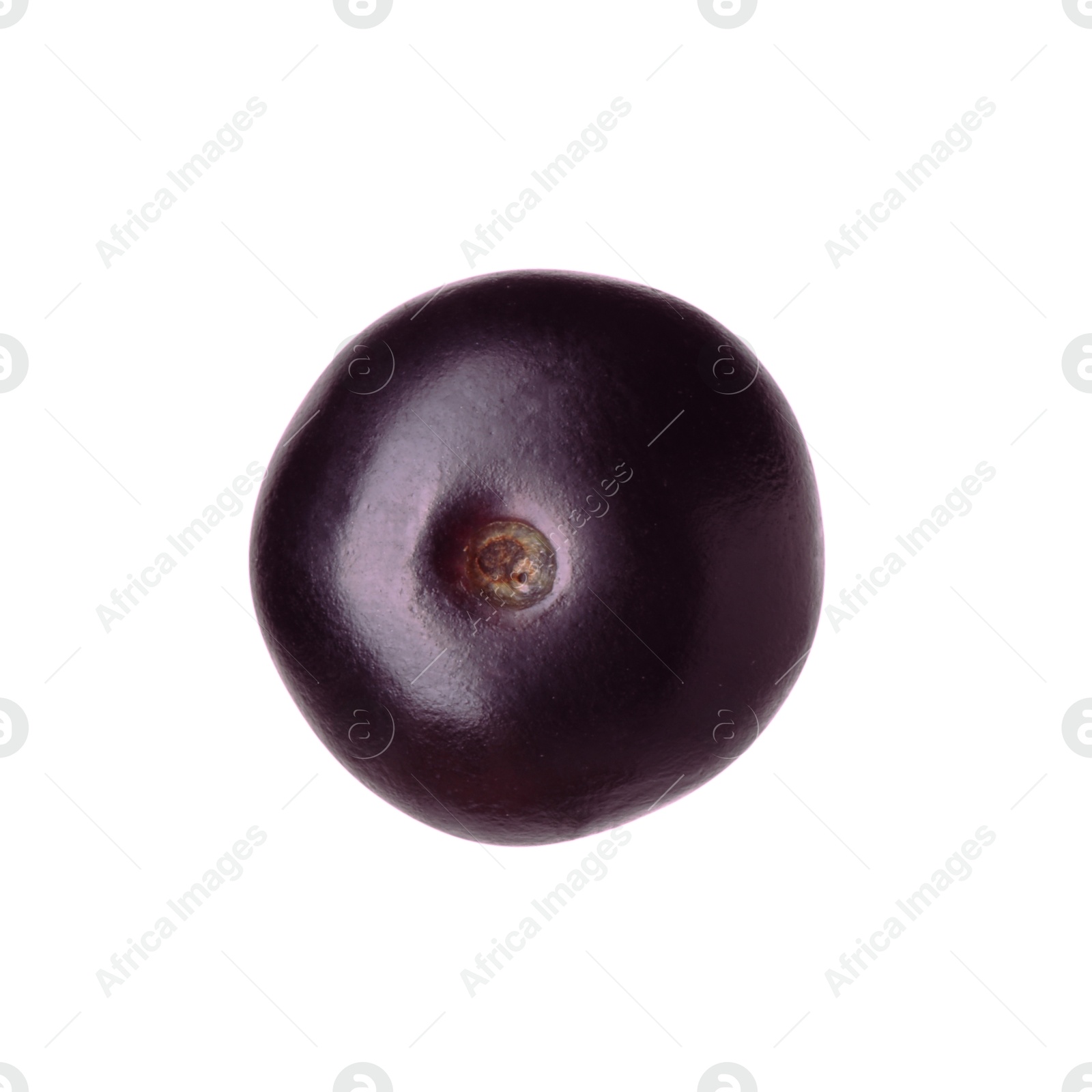 Photo of Fresh ripe acai berry isolated on white