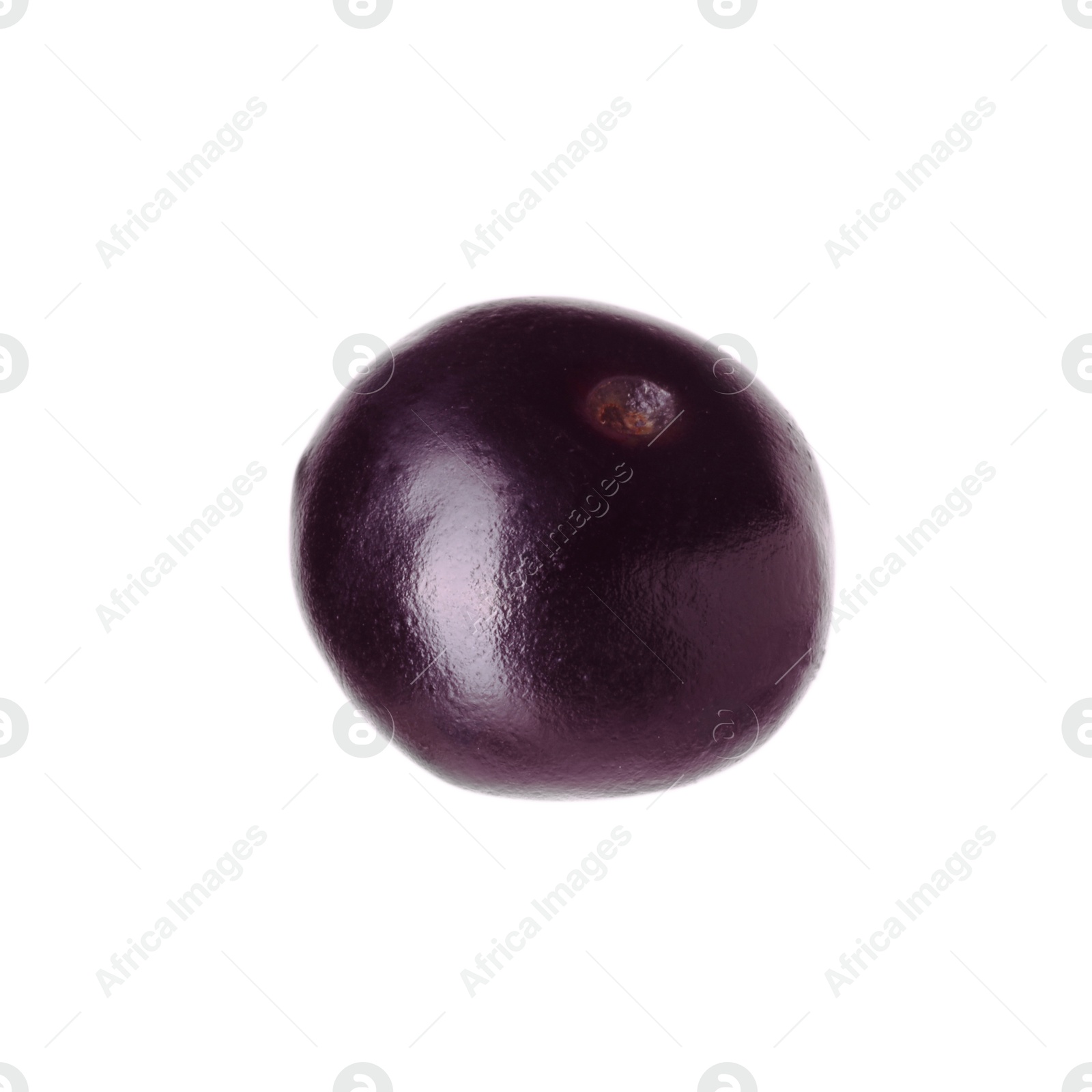 Photo of Fresh ripe acai berry isolated on white