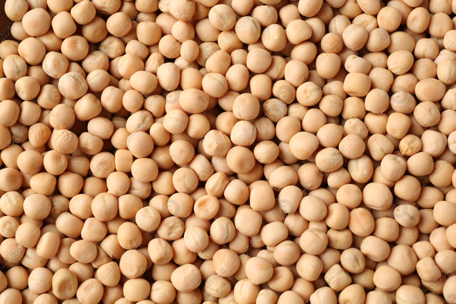 Photo of Many dried peas as background, top view