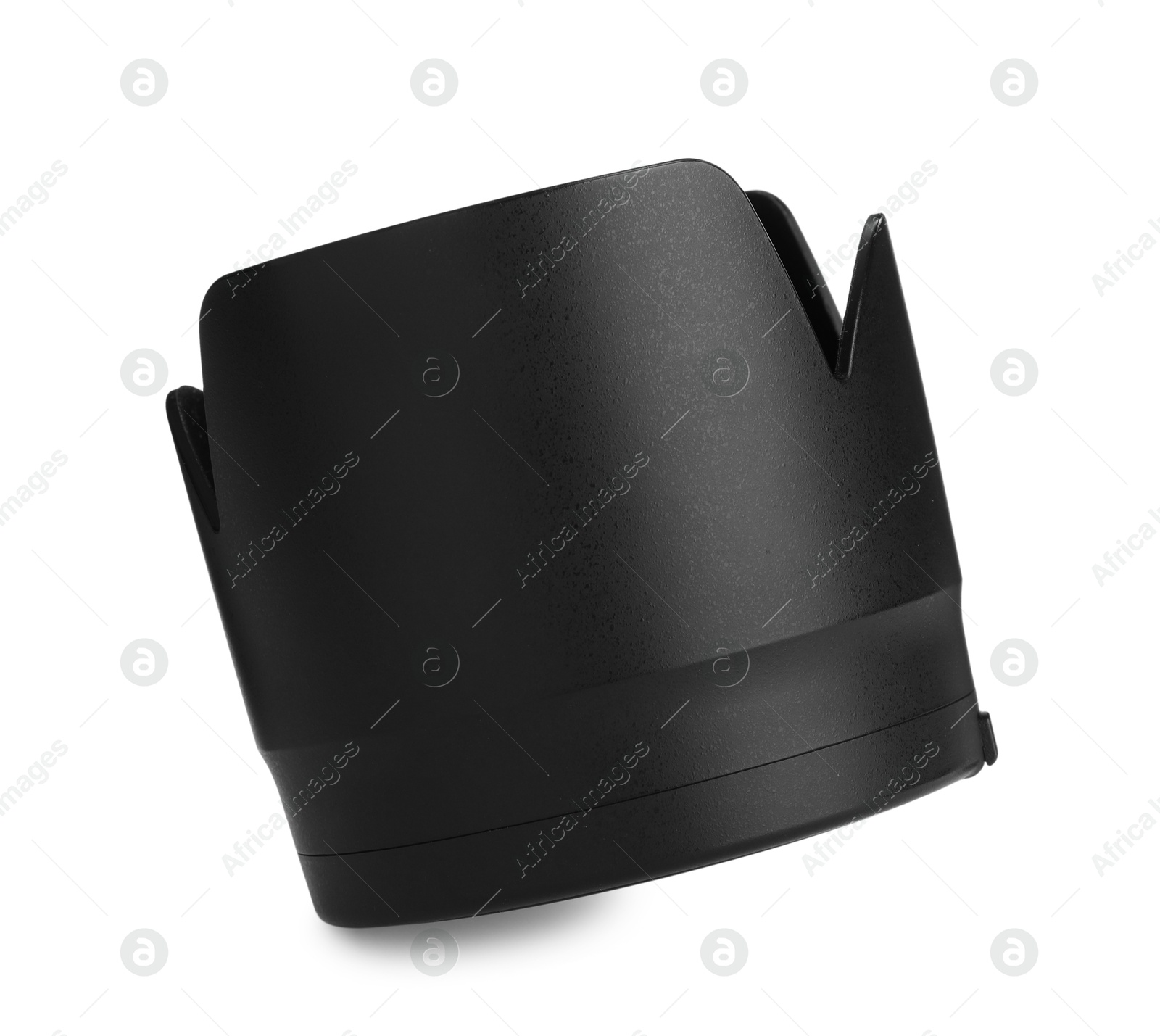 Photo of Lens hood isolated on white. Professional photographer's equipment