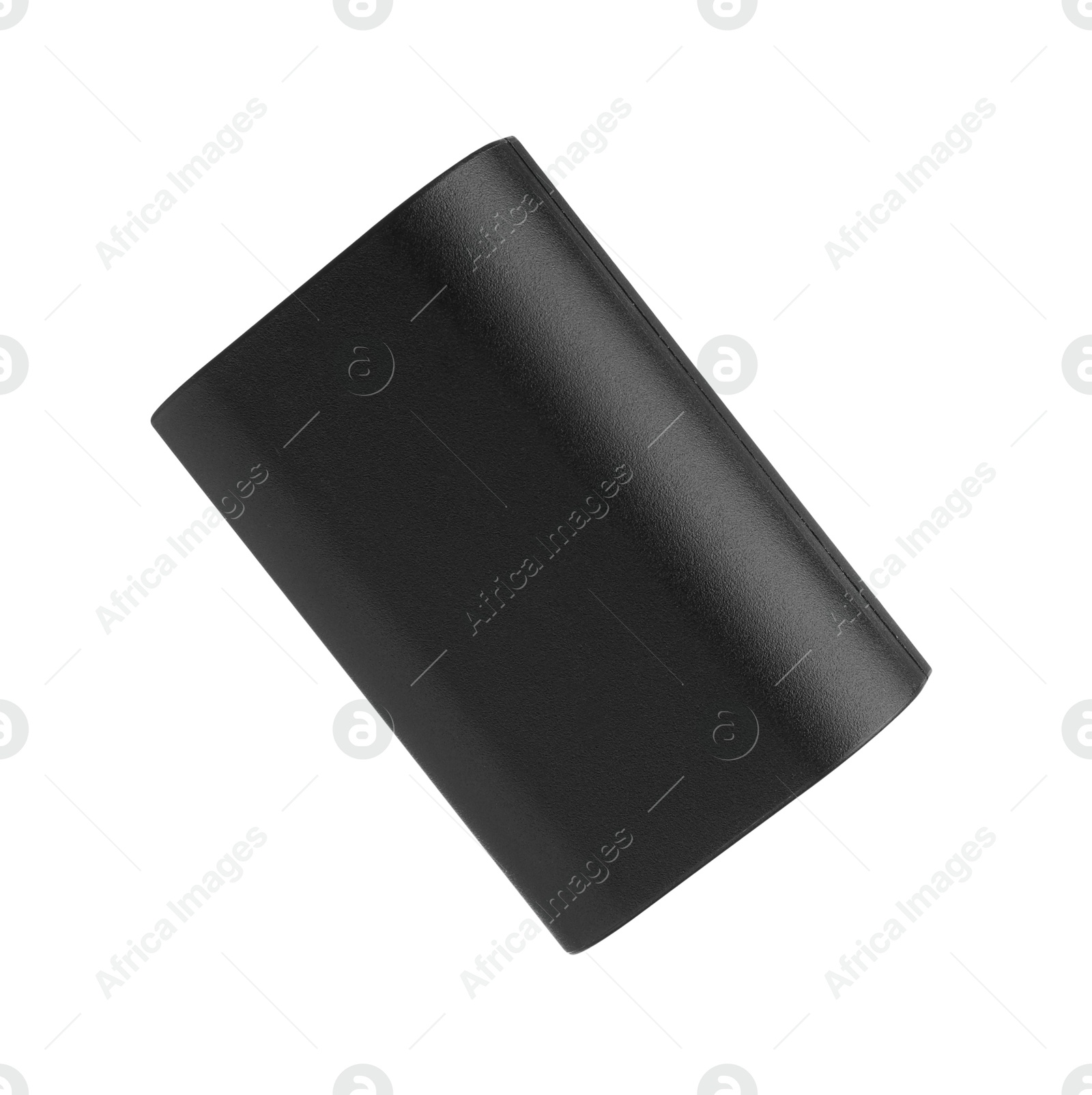 Photo of Camera battery isolated on white. Professional photographer's equipment