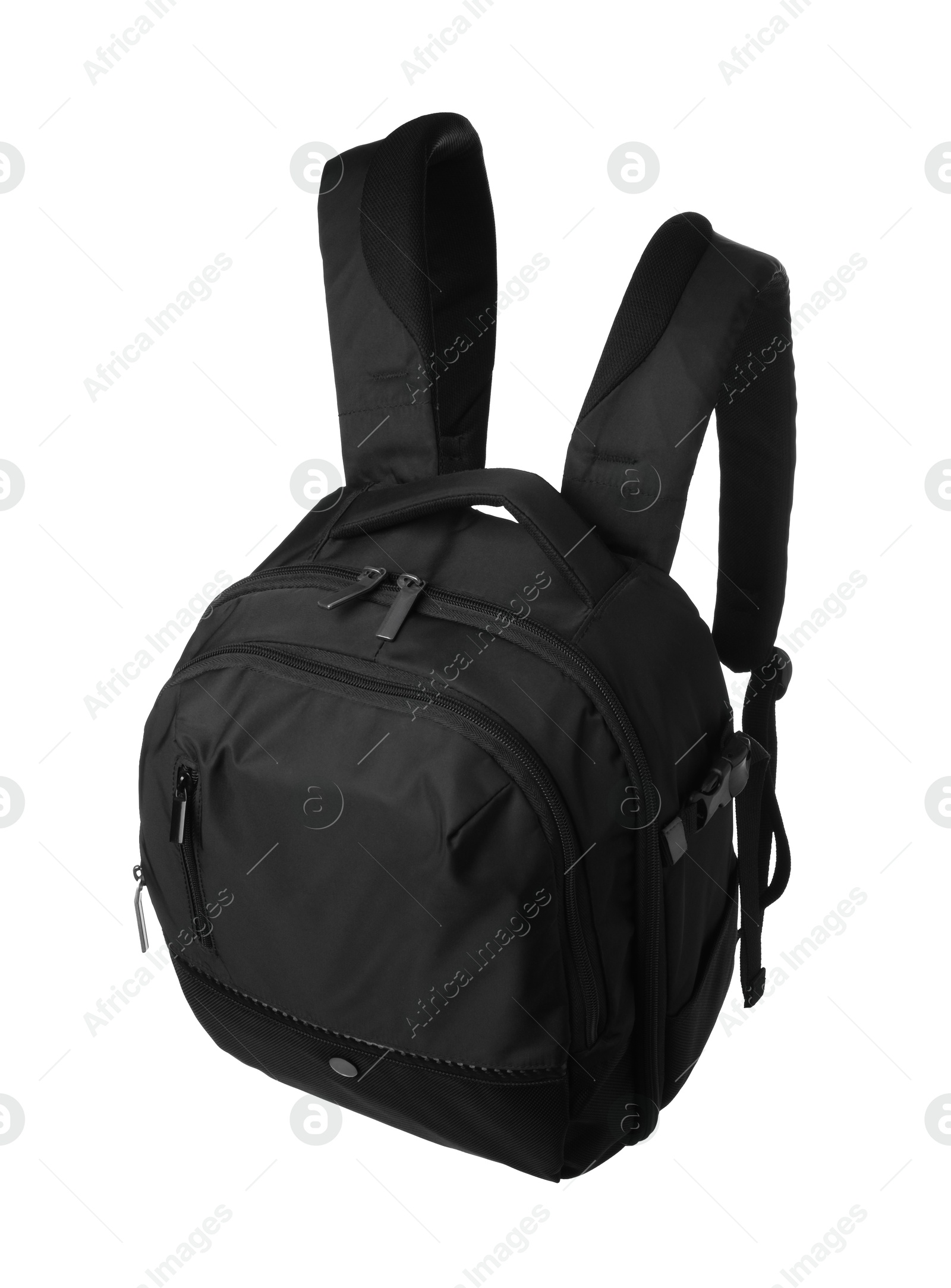 Photo of Backpack for camera isolated on white. Professional accessory