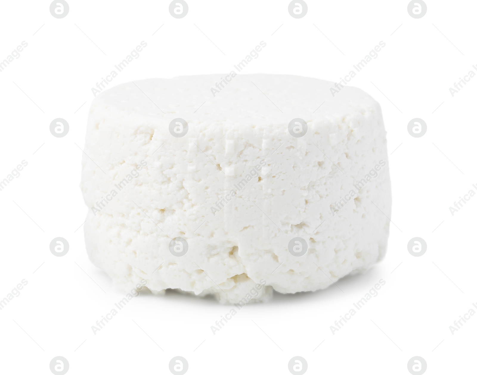 Photo of Fresh ricotta (cream cheese) isolated on white