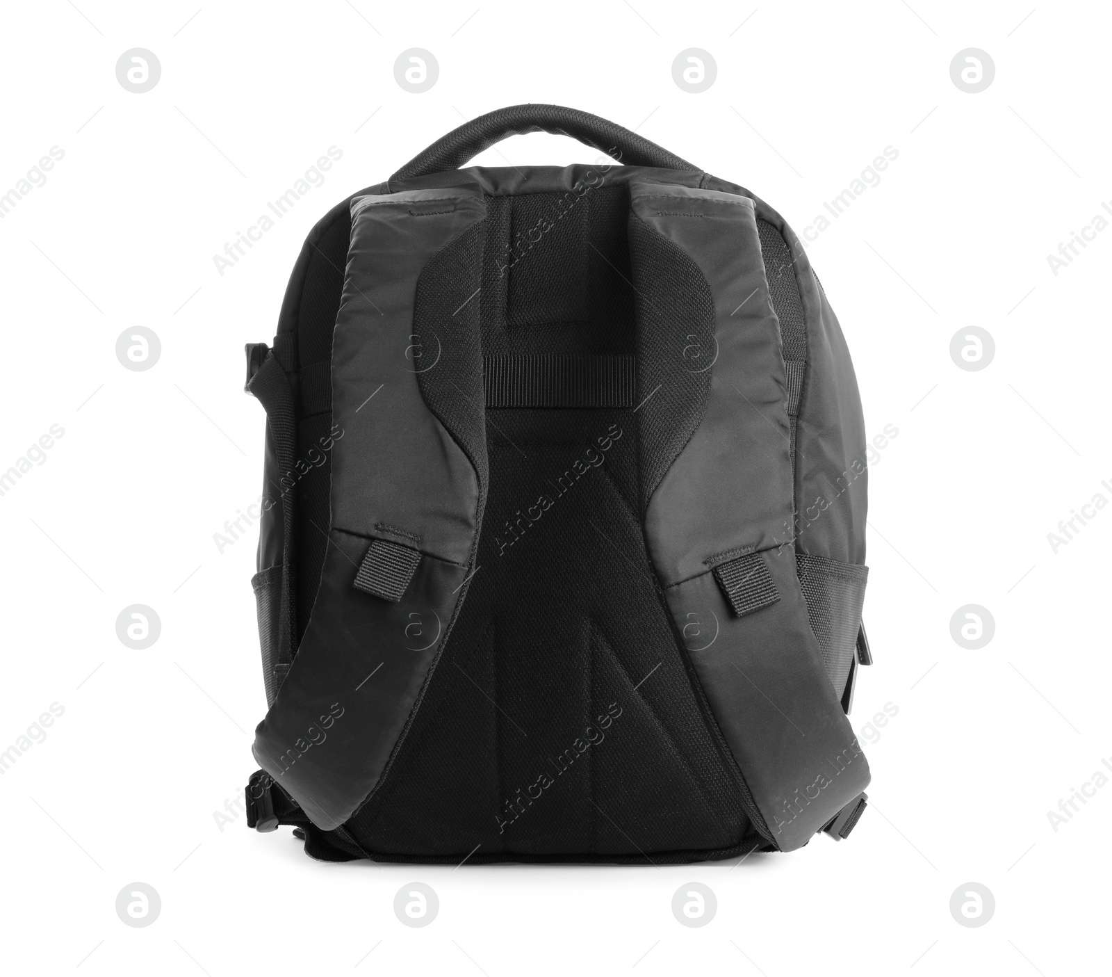 Photo of Backpack for camera isolated on white. Professional accessory