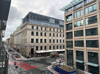 Berlin, Germany - July 2, 2024: Beautiful view of city street