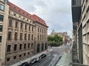 Berlin, Germany - July 2, 2024: Beautiful view of city street