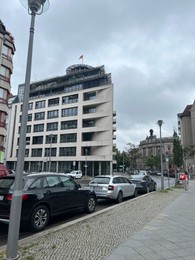 Berlin, Germany - July 2, 2024: Beautiful view of city street