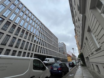 Berlin, Germany - July 2, 2024: Beautiful view of city street