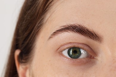 Photo of Macro photo of woman with beautiful eyes