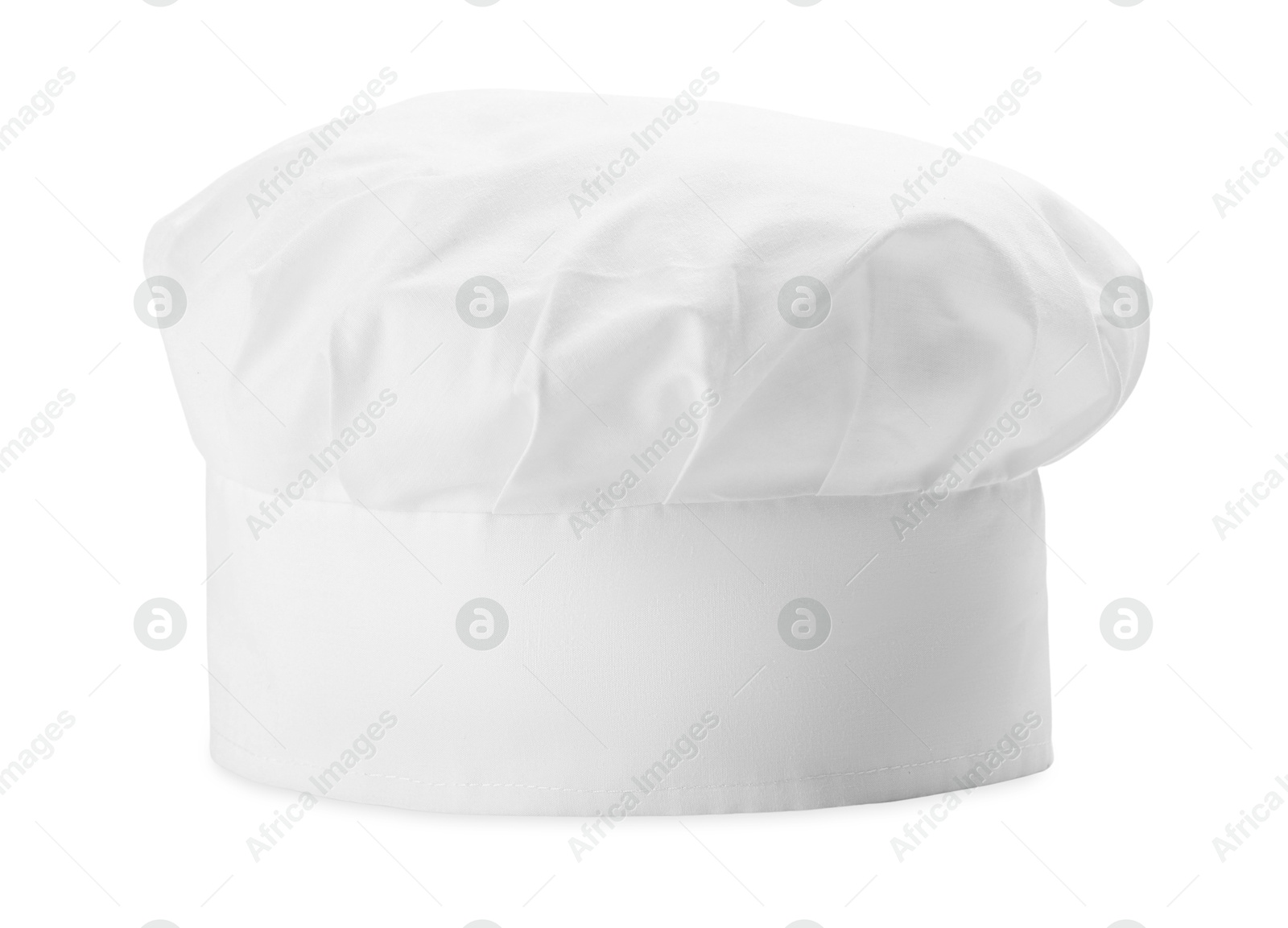 Photo of One new chef's toque isolated on white