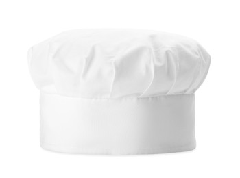 Photo of One new chef's toque isolated on white