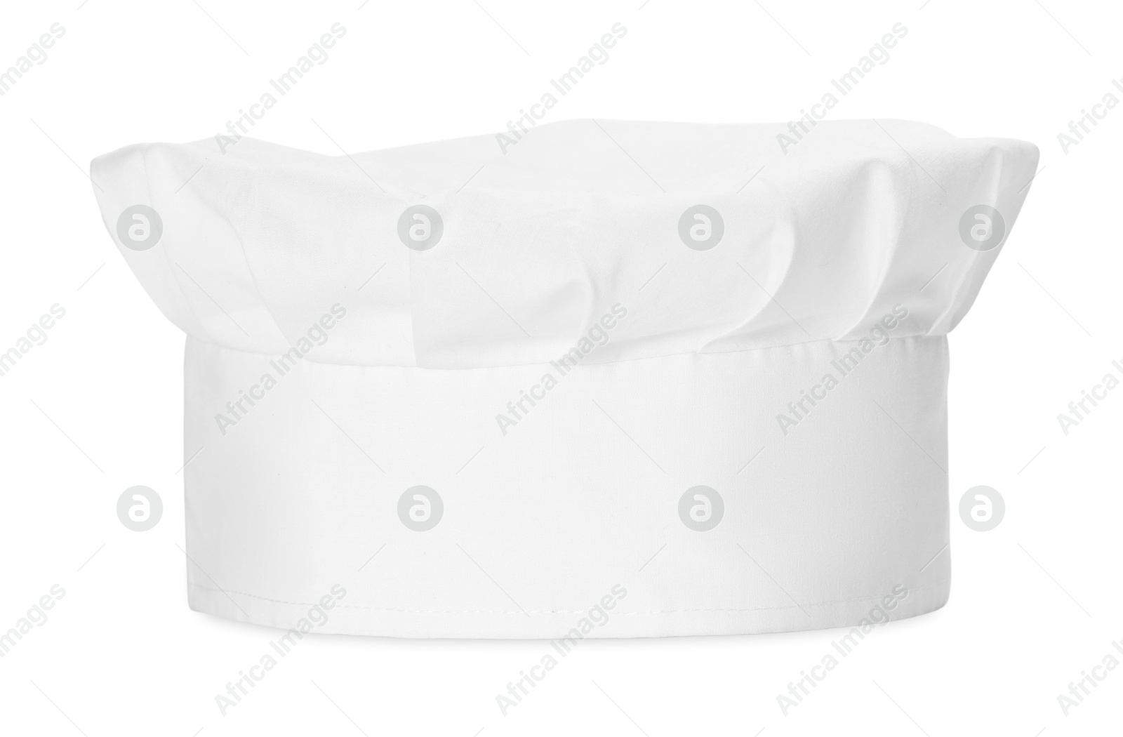 Photo of One new chef's toque isolated on white