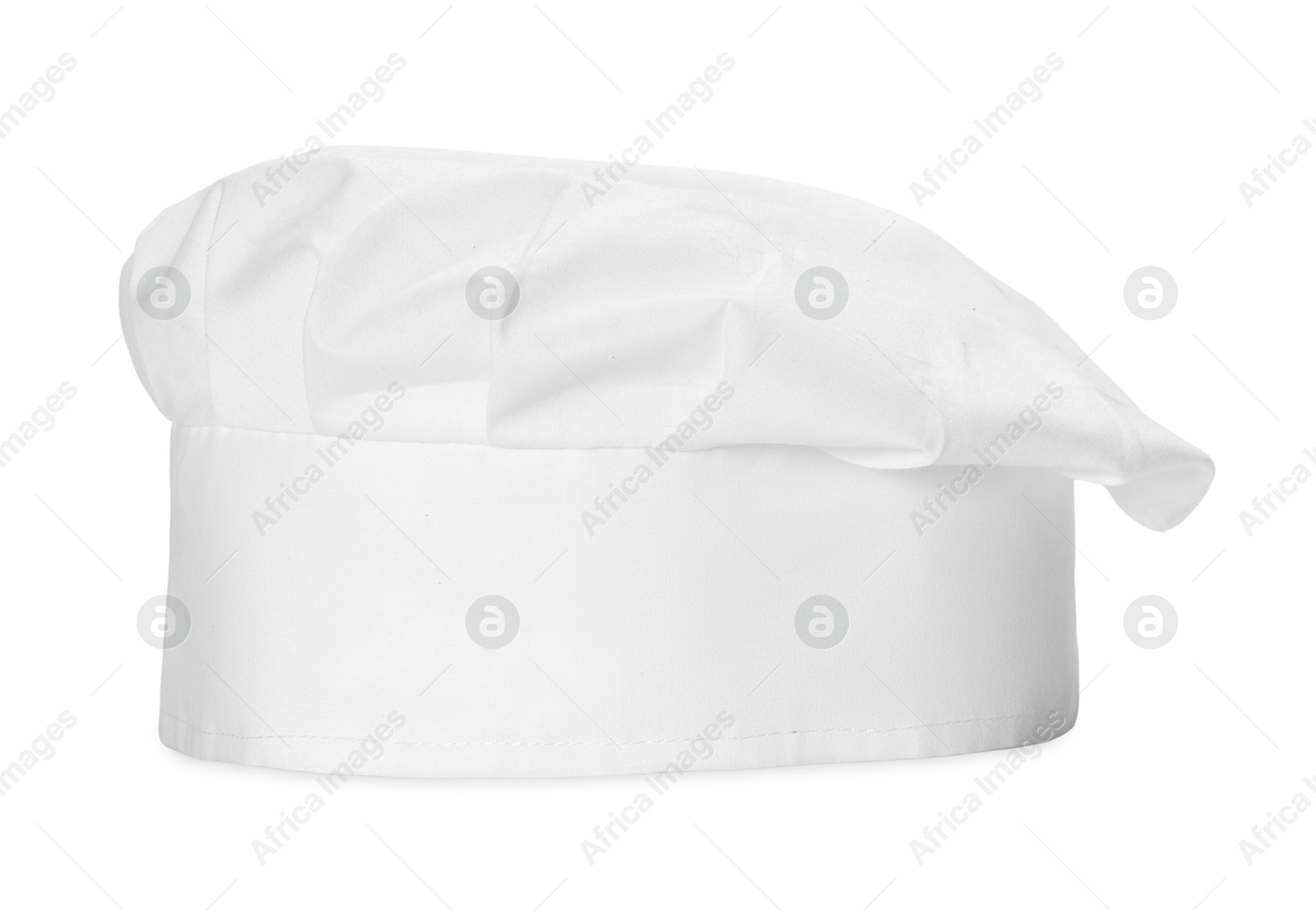 Photo of One new chef's toque isolated on white