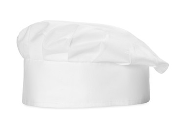 Photo of One new chef's toque isolated on white