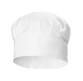 Photo of One new chef's toque isolated on white