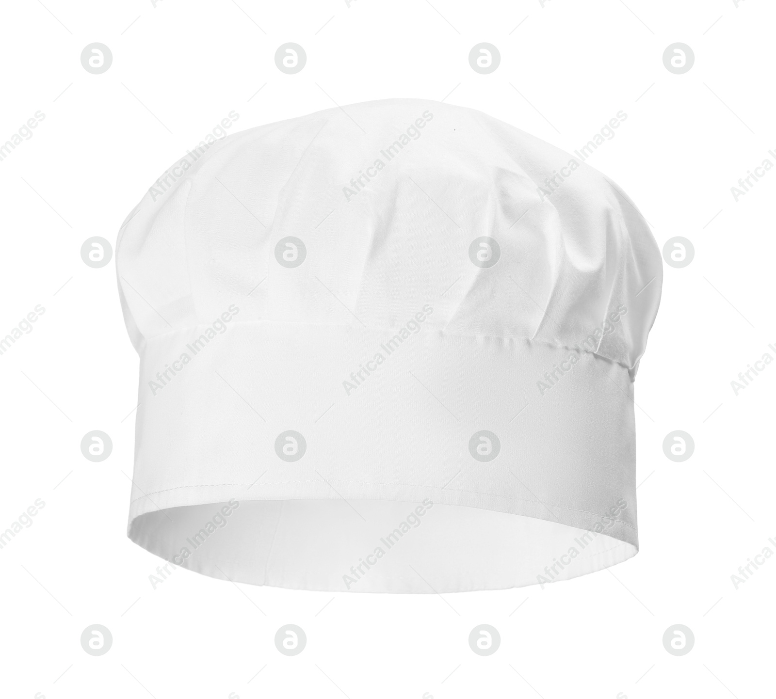 Photo of One new chef's toque isolated on white