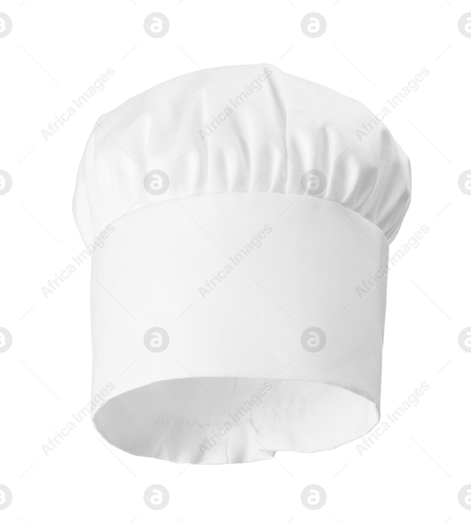 Photo of One new chef's toque isolated on white