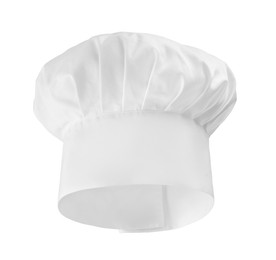 Photo of One new chef's toque isolated on white