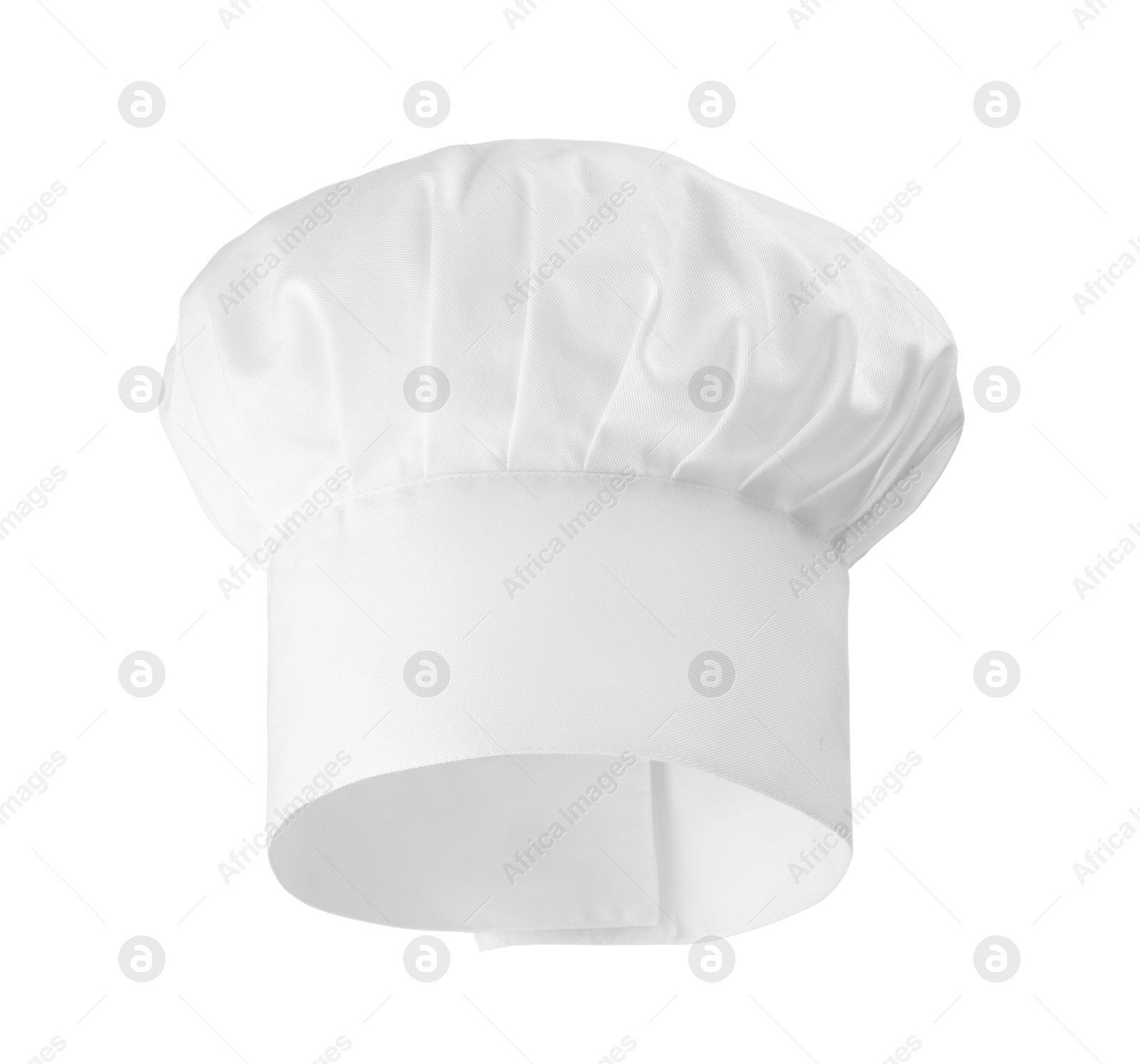 Photo of One new chef's toque isolated on white