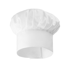 Photo of One new chef's toque isolated on white