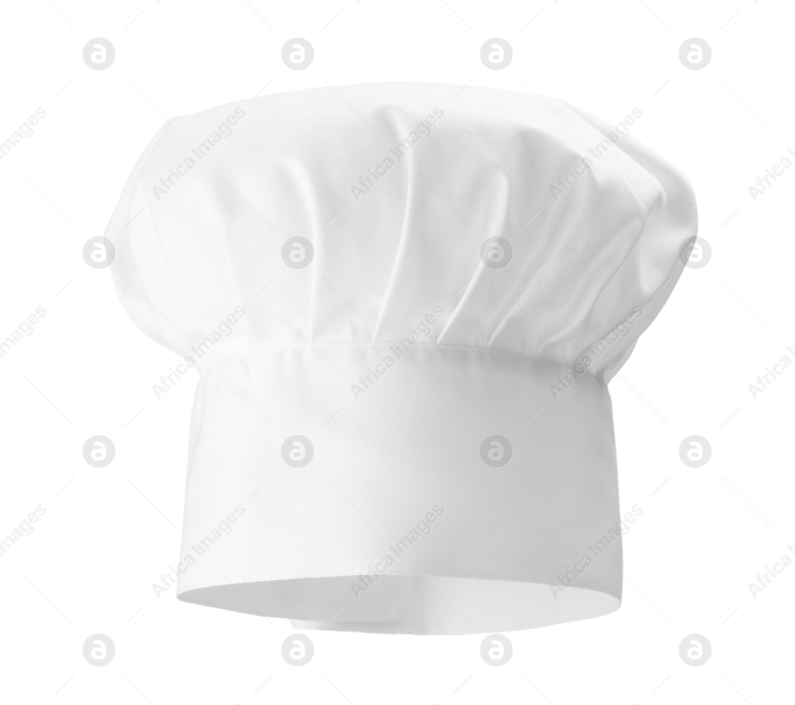 Photo of One new chef's toque isolated on white