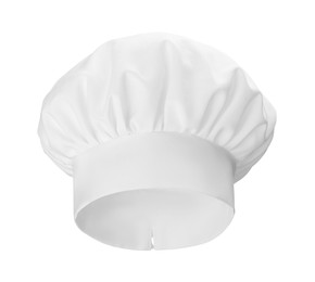 Photo of One new chef's toque isolated on white