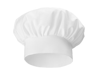 Photo of One new chef's toque isolated on white