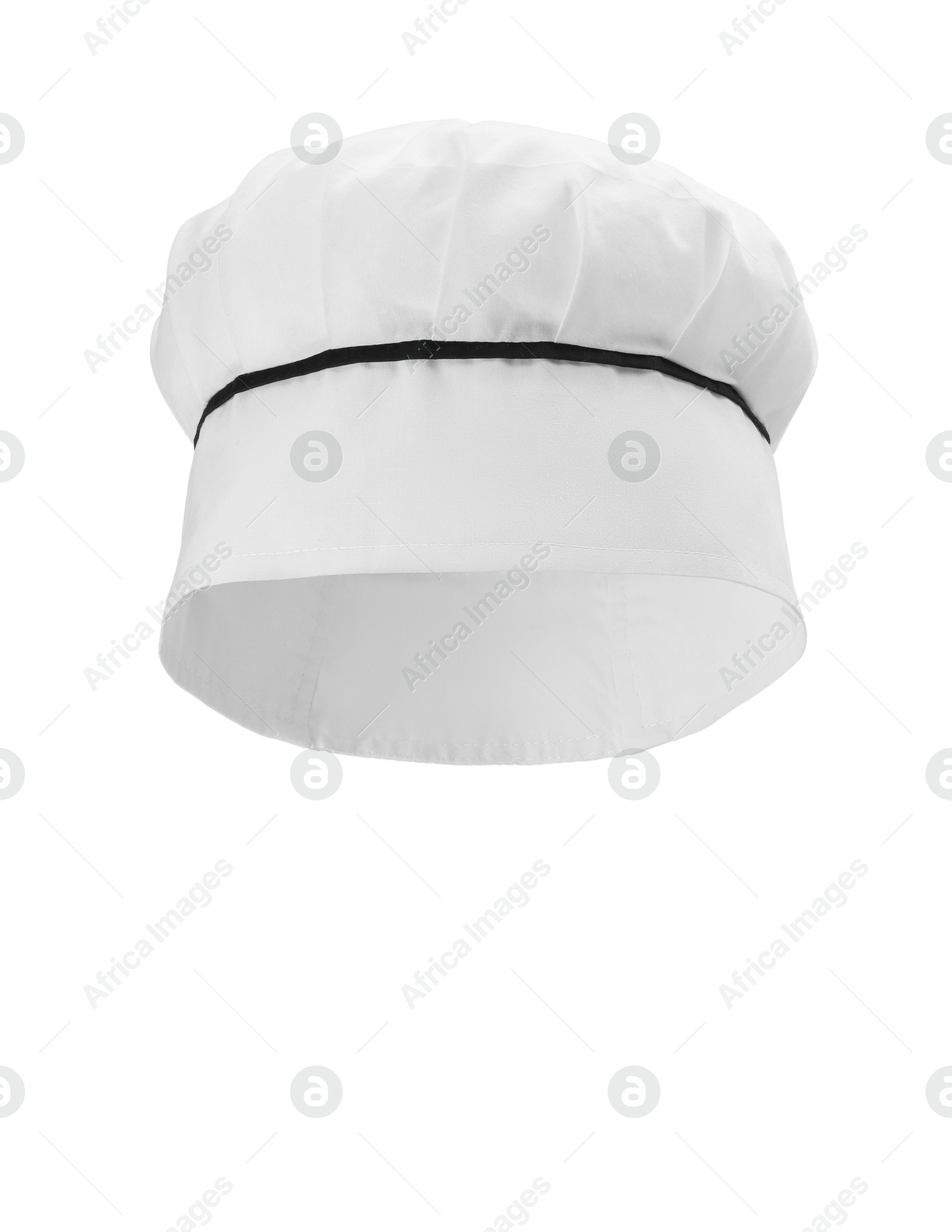 Photo of One new chef's toque isolated on white