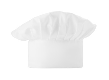 Photo of One new chef's toque isolated on white