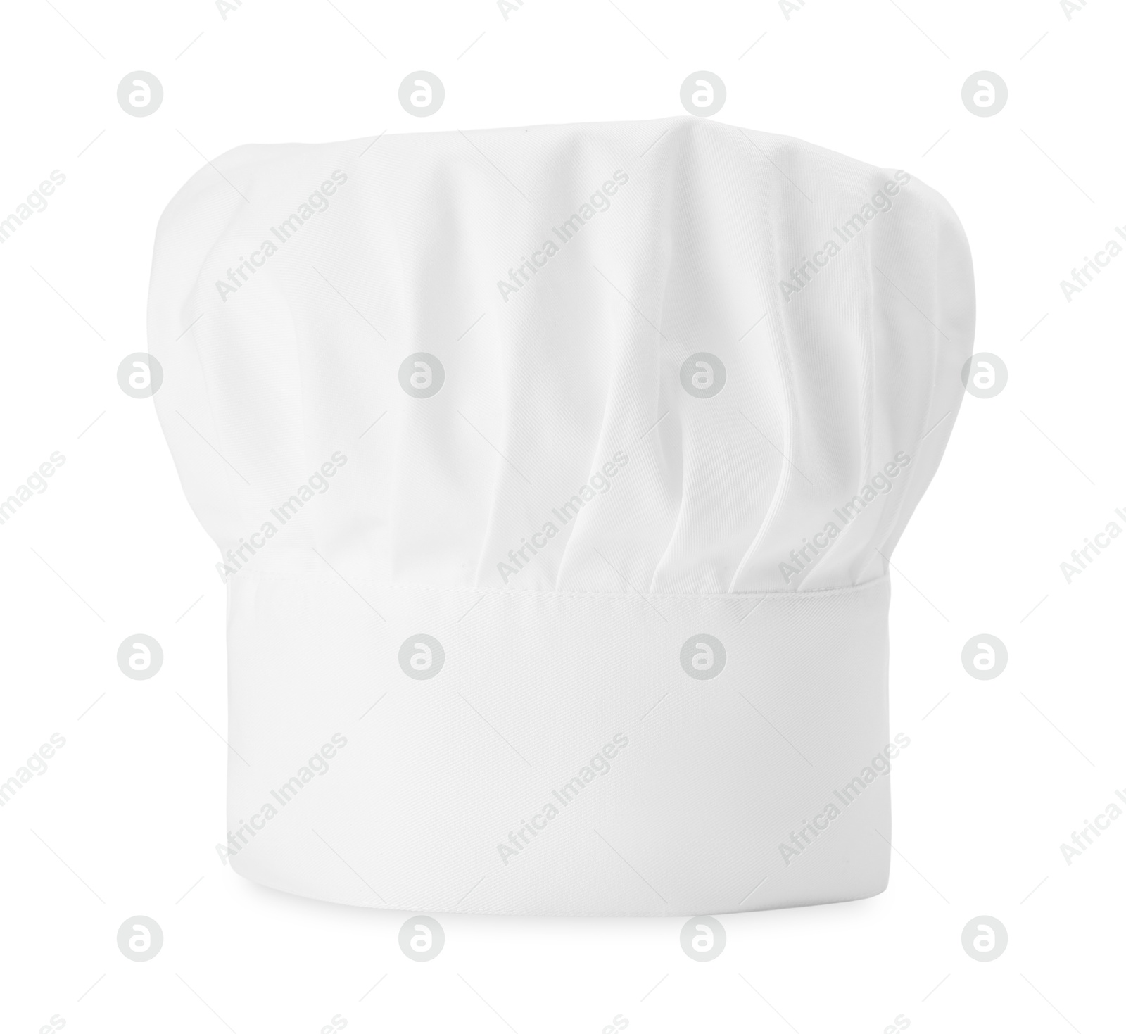 Photo of One new chef's toque isolated on white