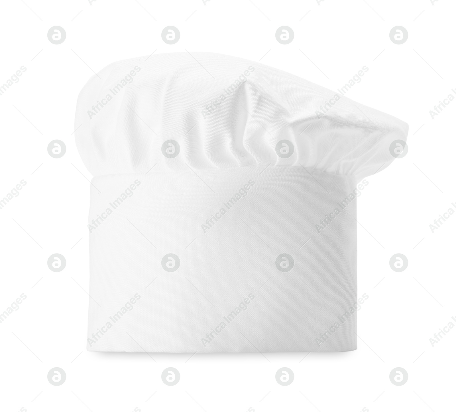 Photo of One new chef's toque isolated on white