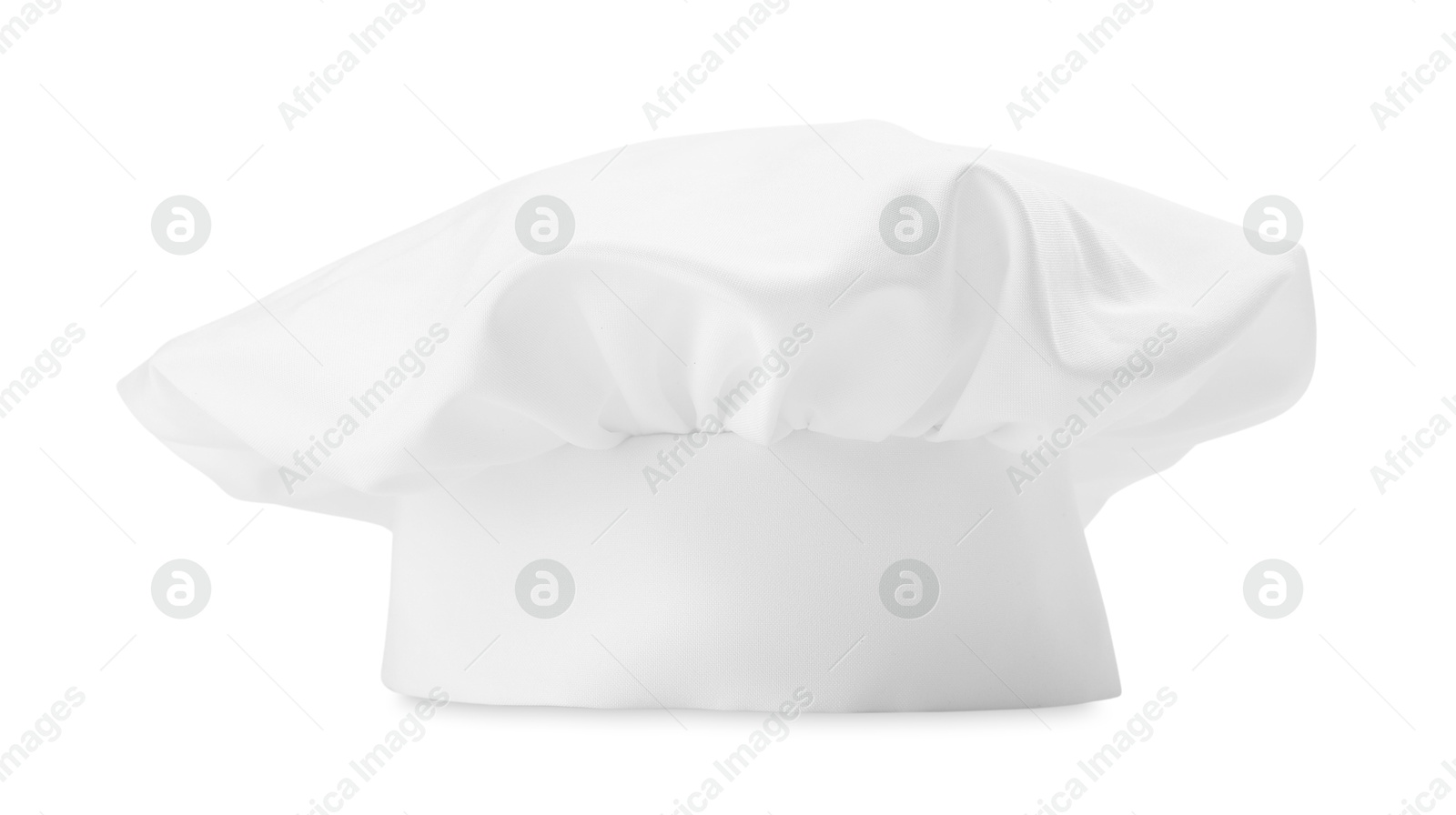 Photo of One new chef's toque isolated on white