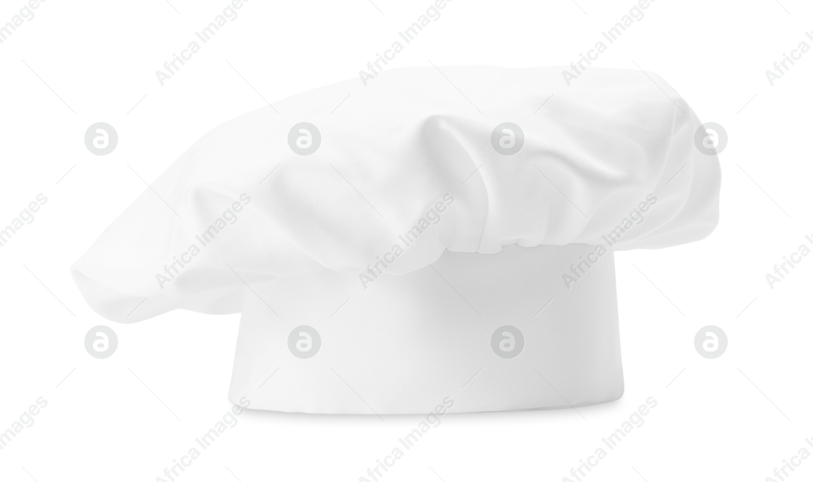 Photo of One new chef's toque isolated on white