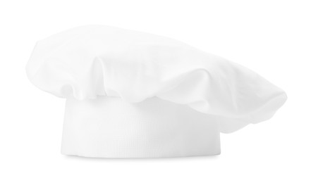 Photo of One new chef's toque isolated on white