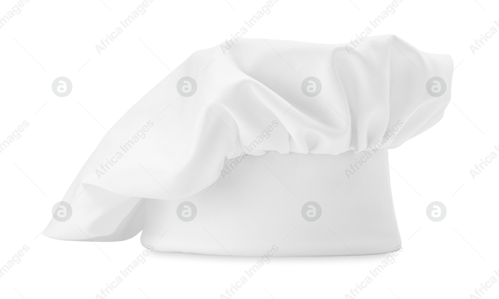 Photo of One new chef's toque isolated on white