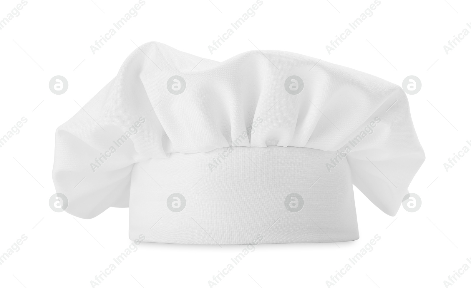 Photo of One new chef's toque isolated on white