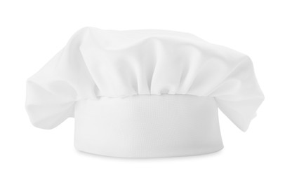 Photo of One new chef's toque isolated on white