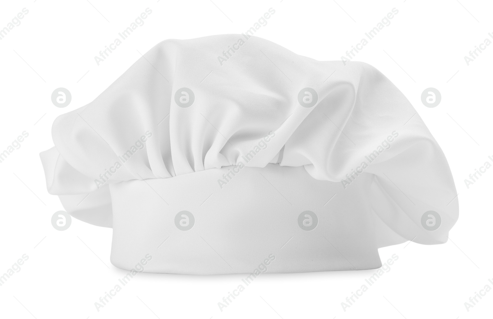 Photo of One new chef's toque isolated on white