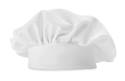 Photo of One new chef's toque isolated on white