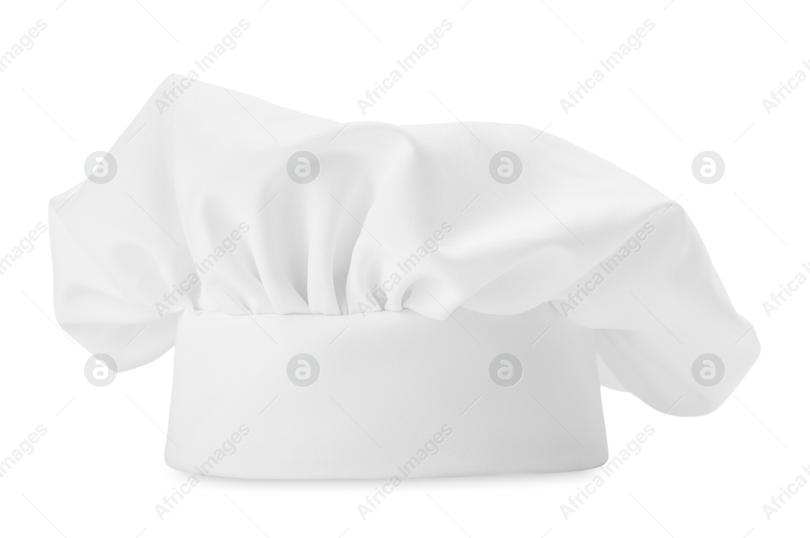 Photo of One new chef's toque isolated on white