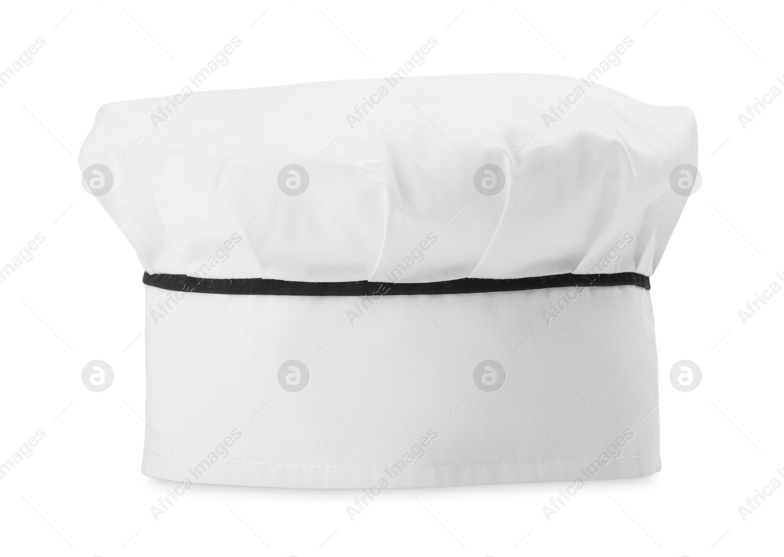 Photo of One new chef's toque isolated on white