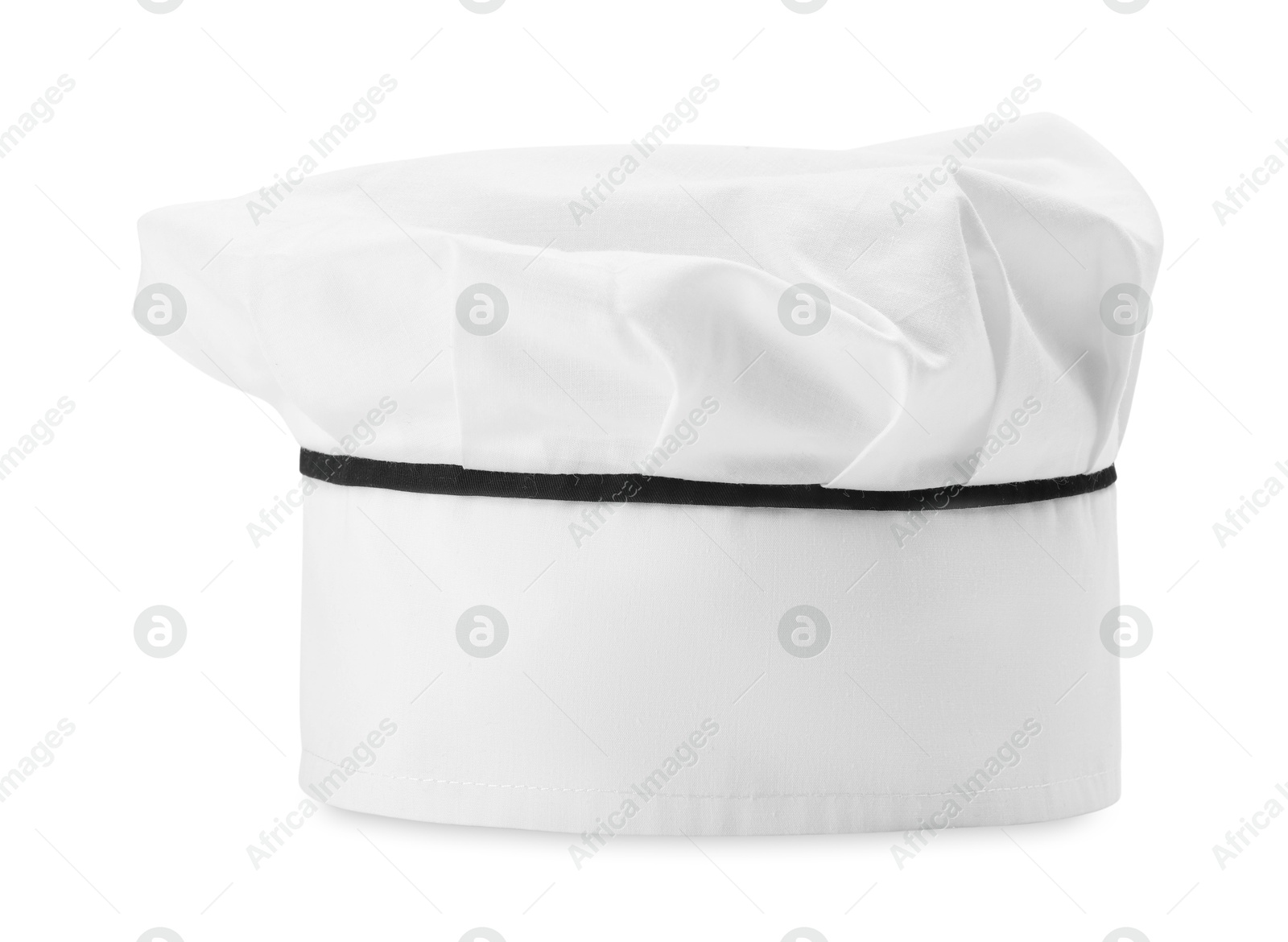 Photo of One new chef's toque isolated on white