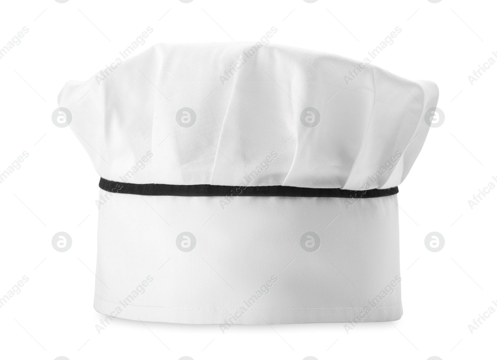 Photo of One new chef's toque isolated on white